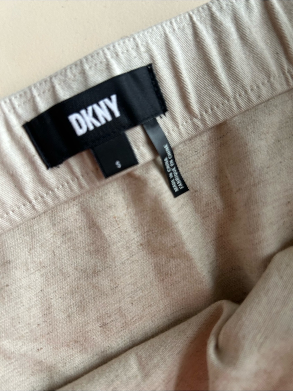 DKNY Beige Midi Skirt with Side Slit size S - Picture 4 of 8